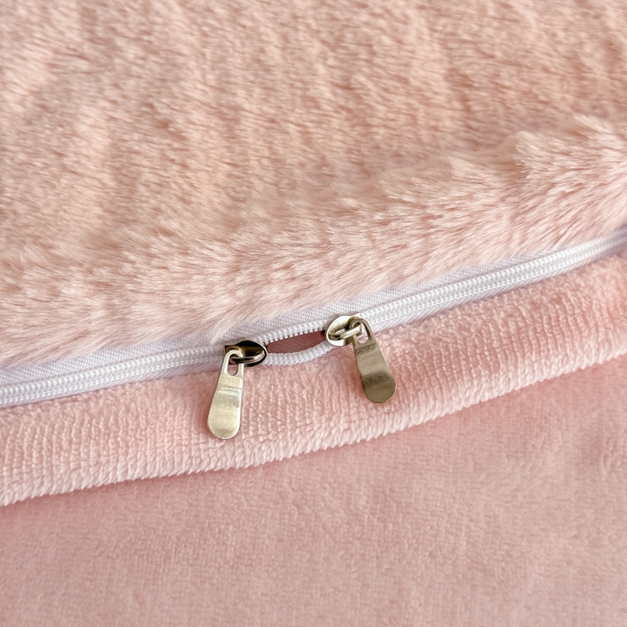 91家纺网 家纺一手货源 找家纺 金窝窝家纺 2025新款轻奢双拼全消光牛奶绒四件套-安娜 安娜-黛粉