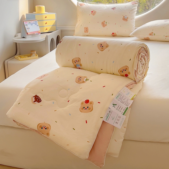 91家纺网 家纺一手货源 找家纺 （总）漫仙阁 2025新款空调被保暖透气抗菌夏被子被芯