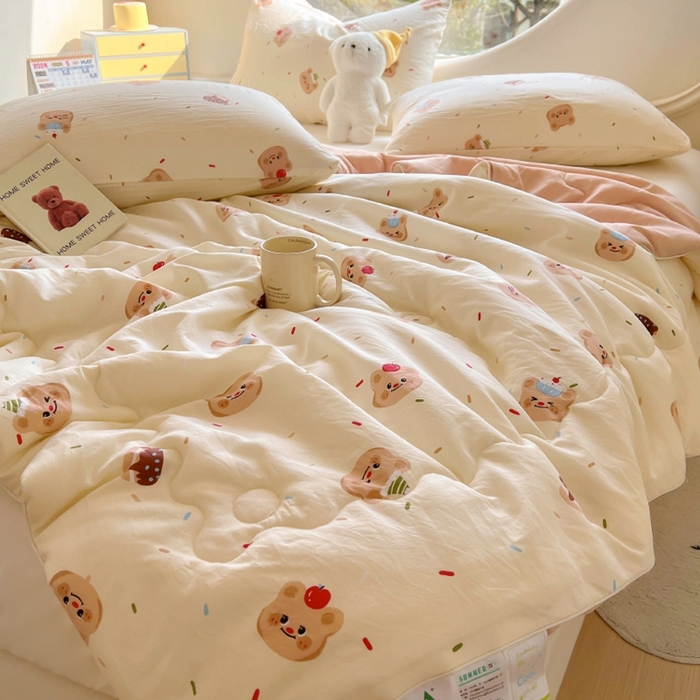 91家纺网 家纺一手货源 找家纺 （总）漫仙阁 2025新款空调被保暖透气抗菌夏被子被芯