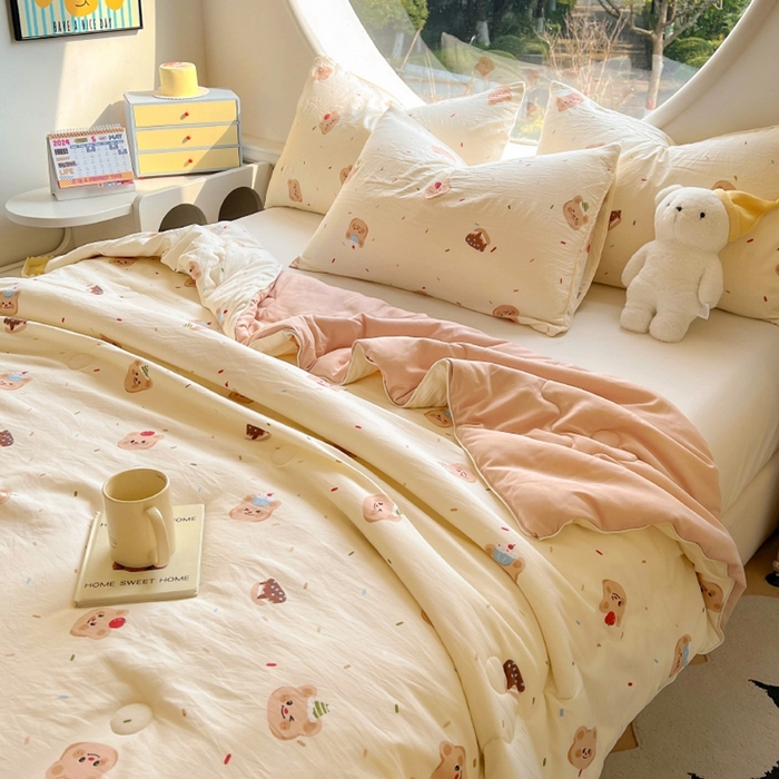 91家纺网 家纺一手货源 找家纺 （总）漫仙阁 2025新款空调被保暖透气抗菌夏被子被芯