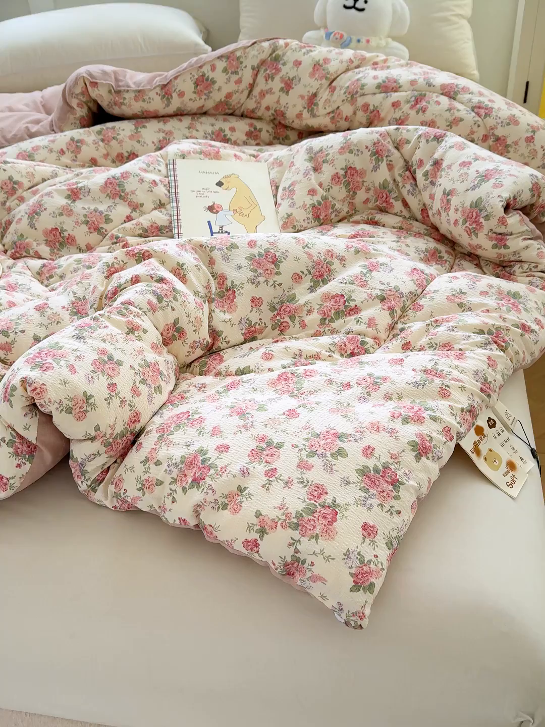 91家纺网 家纺一手货源 找家纺 （总）桔禾家纺 2026新款云感有氧双层纱冬被抗菌被春秋被被子被芯