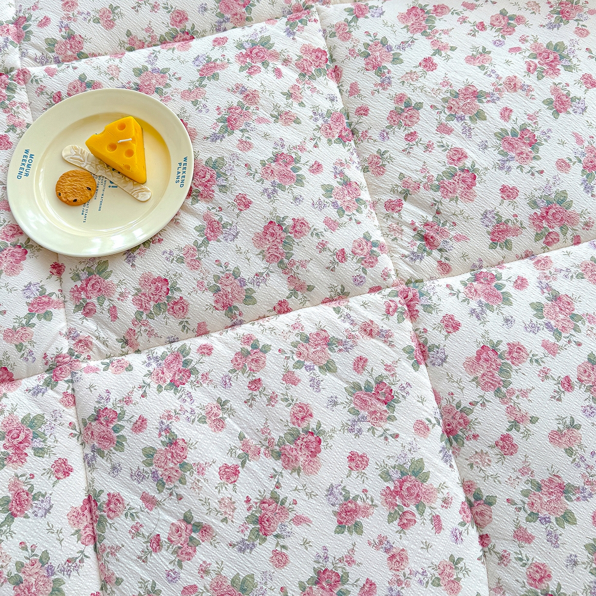 91家纺网 家纺一手货源 找家纺 （总）桔禾家纺 2026新款云感有氧双层纱冬被抗菌被春秋被被子被芯