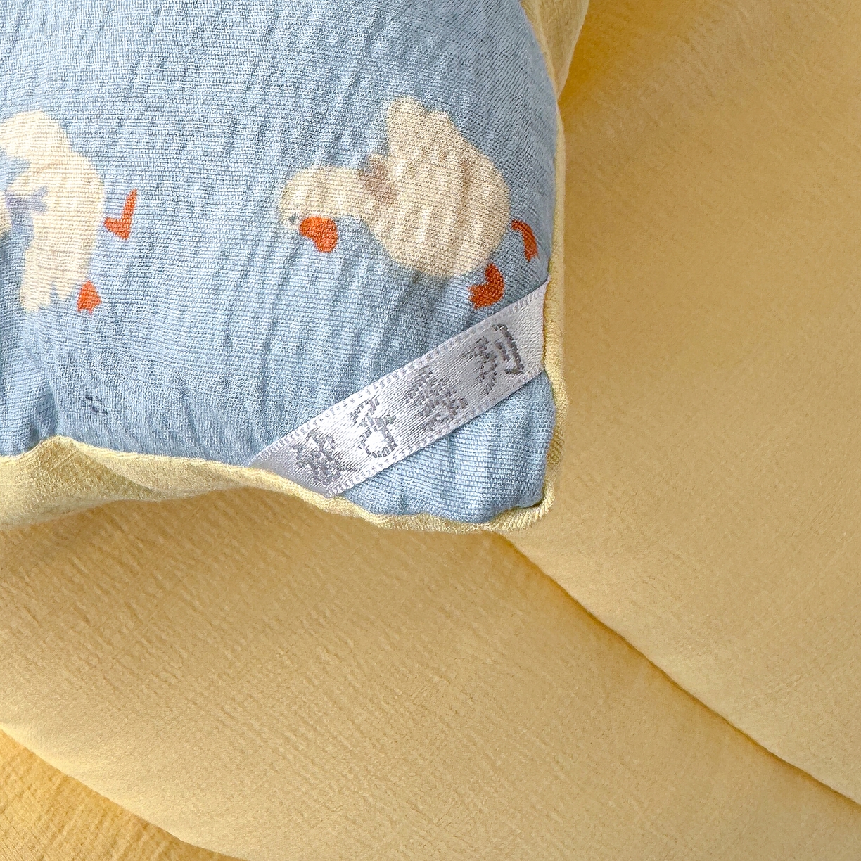 91家纺网 家纺一手货源 找家纺 桔禾家纺 2026新款云感有氧双层纱冬被抗菌被春秋被被子被芯 A类水洗双层皱皱纱冬被-鹅鹅鹅