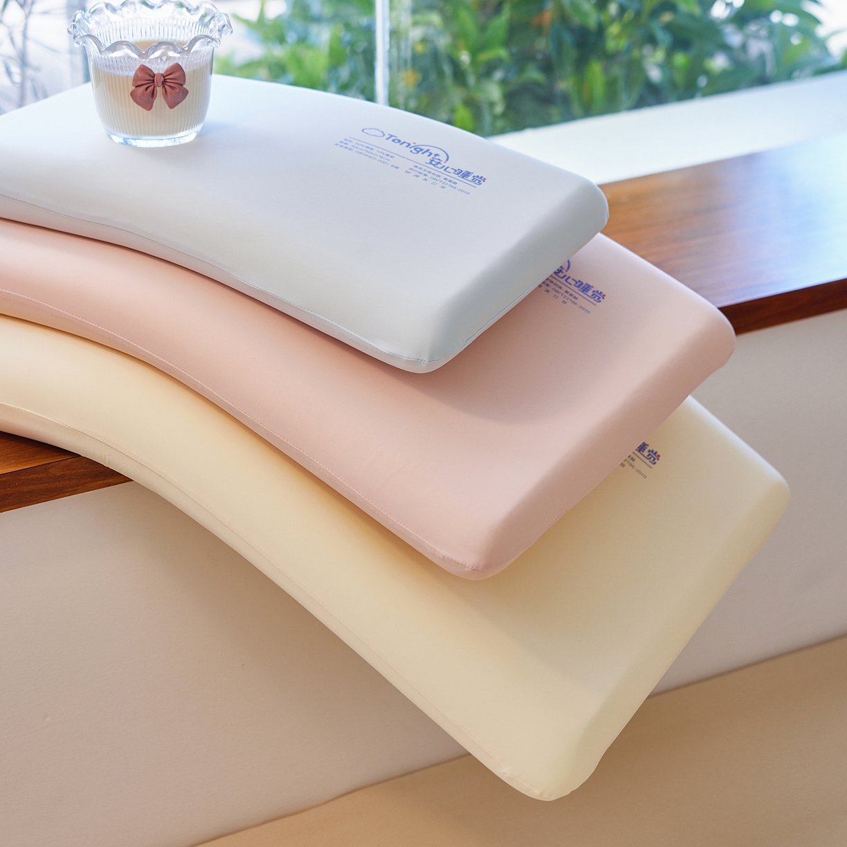 91家纺网 家纺一手货源 找家纺 晚悠家纺 2025新款安心睡觉记忆棉亲子枕枕头枕芯 组合