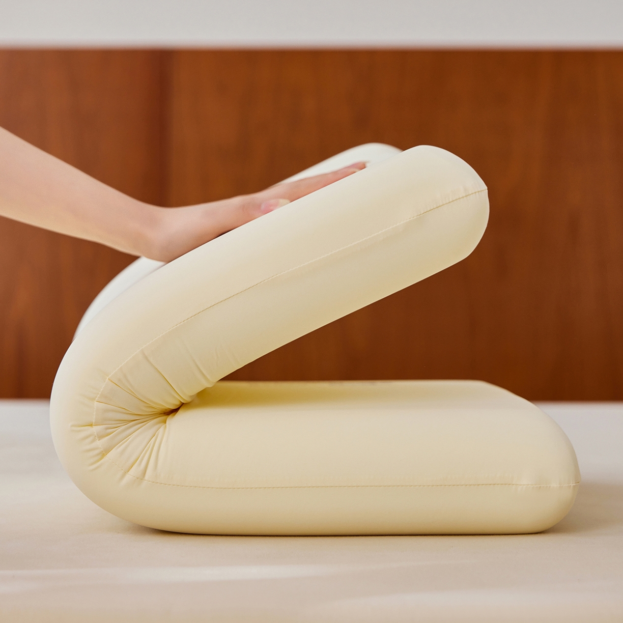 91家纺网 家纺一手货源 找家纺 晚悠家纺 2025新款安心睡觉记忆棉亲子枕枕头枕芯 奶昔米