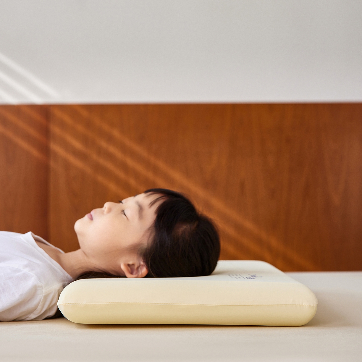 91家纺网 家纺一手货源 找家纺 晚悠家纺 2025新款安心睡觉记忆棉亲子枕枕头枕芯 奶昔米