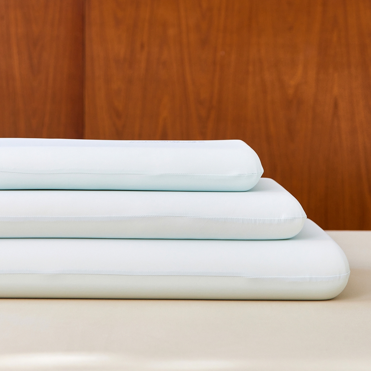 91家纺网 家纺一手货源 找家纺 晚悠家纺 2025新款安心睡觉记忆棉亲子枕枕头枕芯 天空蓝