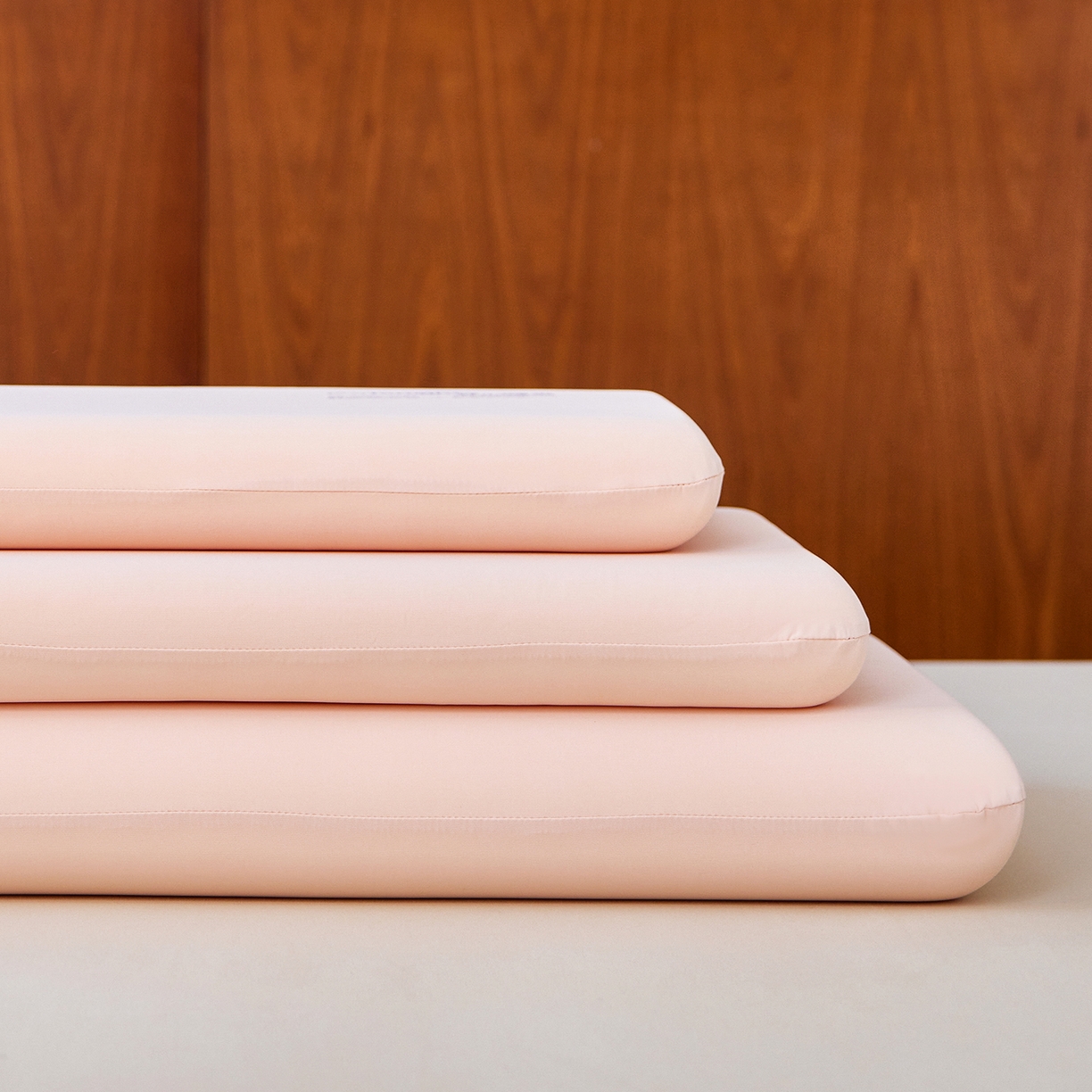 91家纺网 家纺一手货源 找家纺 晚悠家纺 2025新款安心睡觉记忆棉亲子枕枕头枕芯 樱花粉