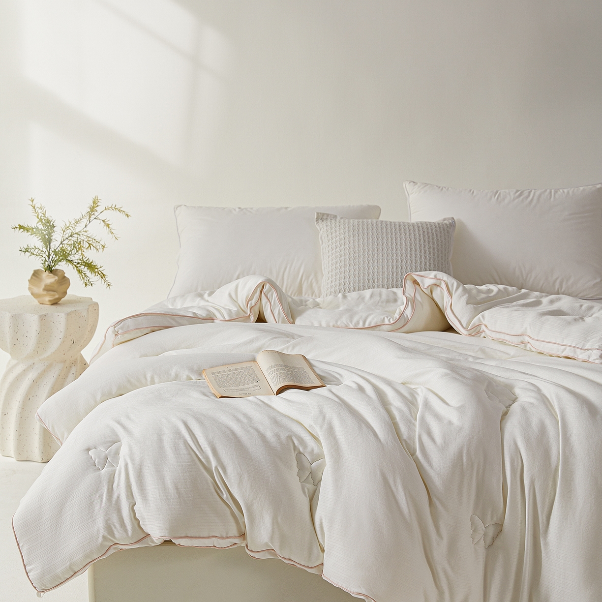 91家纺网 家纺一手货源 找家纺 （总）晚悠家纺 2025新款A类超柔提花大豆被被子被芯