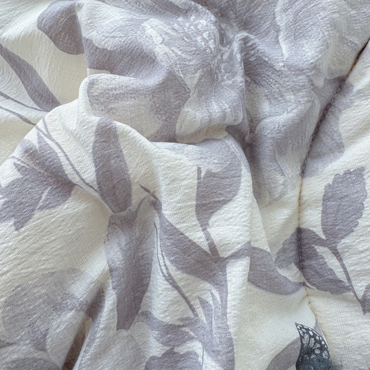 91家纺网 家纺一手货源 找家纺 桔禾家纺 2026新款云感有氧双层纱冬被抗菌被春秋被被子被芯 A类水洗双层皱皱纱冬被-回忆