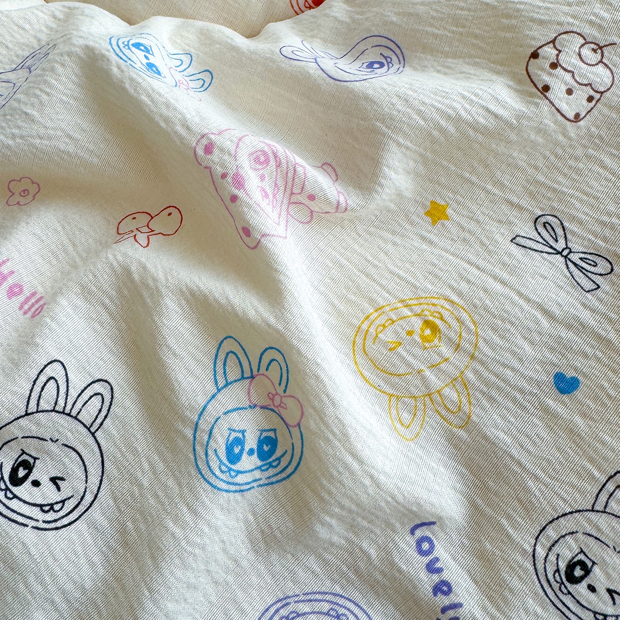 91家纺网 家纺一手货源 找家纺 桔禾家纺 2026新款云感有氧双层纱冬被抗菌被春秋被被子被芯 A类水洗双层皱皱纱冬被-拉布布