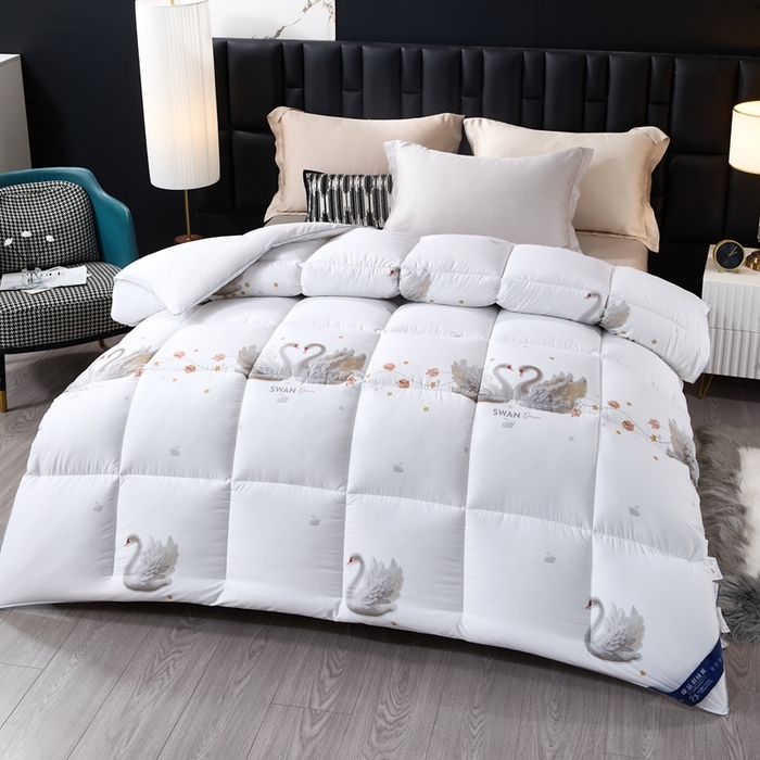 91家纺网 家纺一手货源 找家纺 （总）船王家纺 2025新款亲肤保暖玫瑰大鹅被