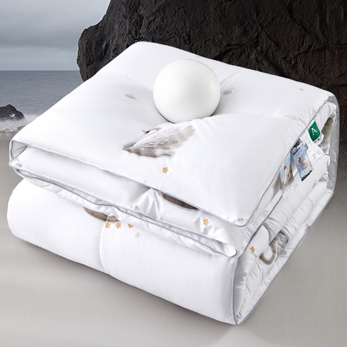 91家纺网 家纺一手货源 找家纺 （总）船王家纺 2025新款亲肤保暖玫瑰大鹅被