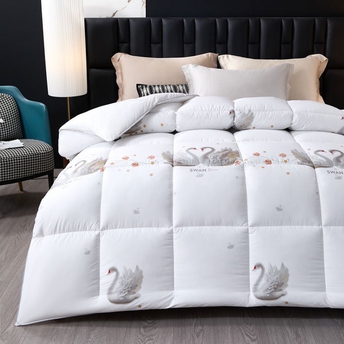 91家纺网 家纺一手货源 找家纺 （总）船王家纺 2025新款亲肤保暖玫瑰大鹅被