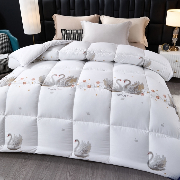 91家纺网 家纺一手货源 找家纺 （总）船王家纺 2025新款亲肤保暖玫瑰大鹅被