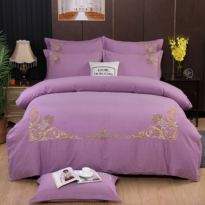 91家纺网 家纺一手货源 找家纺 （总）浩情国际婚庆供货中心 2026新款秋冬60S高端全棉刺绣磨毛系列