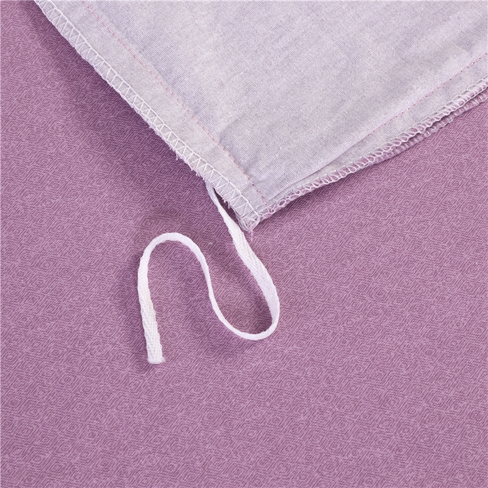 91家纺网 家纺一手货源 找家纺 浩情国际婚庆供货中心 2026新款秋冬60S高端全棉刺绣磨毛系列 花开满庭-紫豆沙