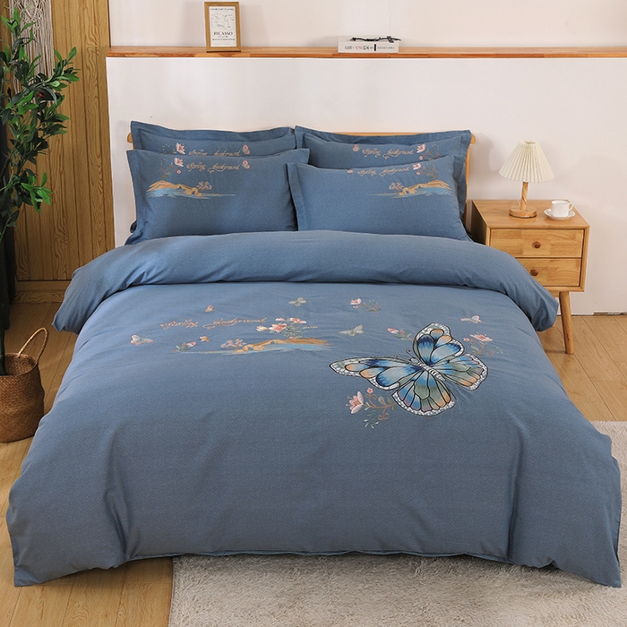 91家纺网 家纺一手货源 找家纺 （总）浩情国际婚庆供货中心 2026新款秋冬60S高端全棉刺绣磨毛系列