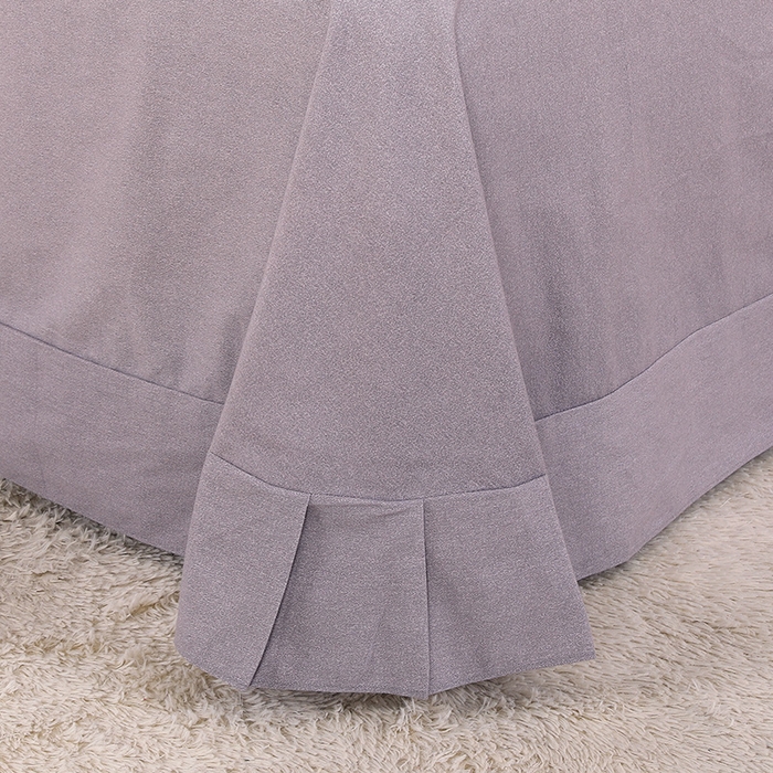 91家纺网 家纺一手货源 找家纺 浩情国际婚庆供货中心 2026新款秋冬60S高端全棉刺绣磨毛系列 翩翩蝶影-高级灰