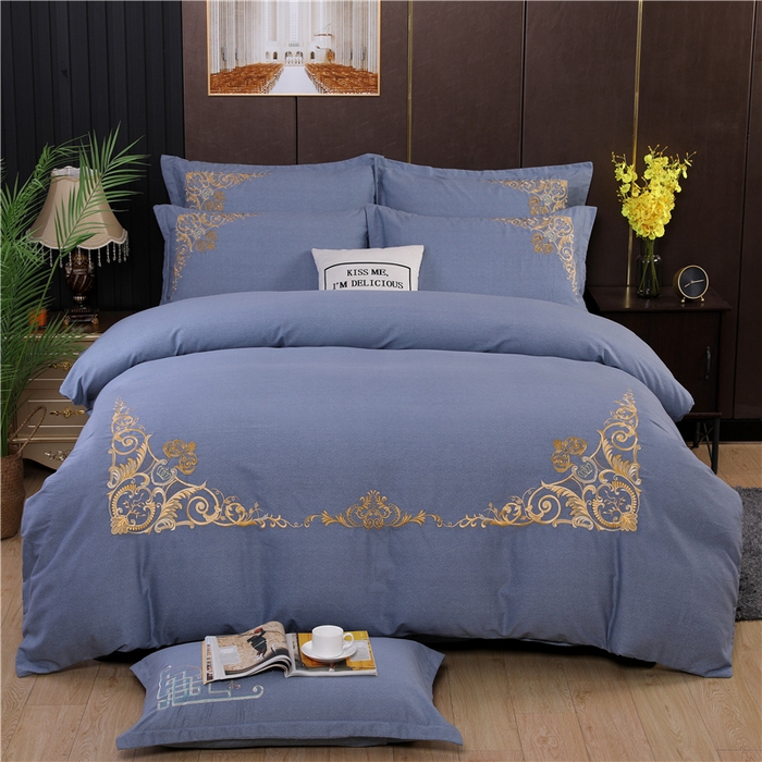 91家纺网 家纺一手货源 找家纺 （总）浩情国际婚庆供货中心 2026新款秋冬60S高端全棉刺绣磨毛系列