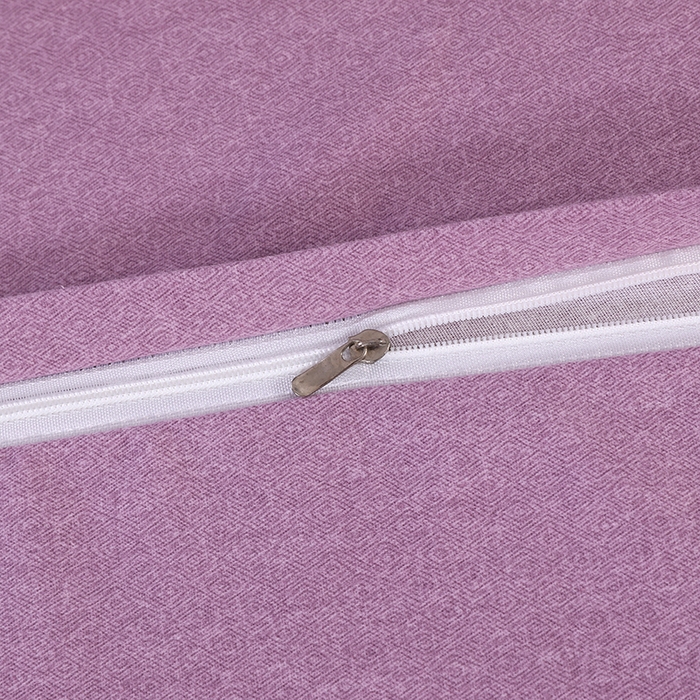 91家纺网 家纺一手货源 找家纺 浩情国际婚庆供货中心 2026新款秋冬60S高端全棉刺绣磨毛系列 北欧风情-紫豆沙