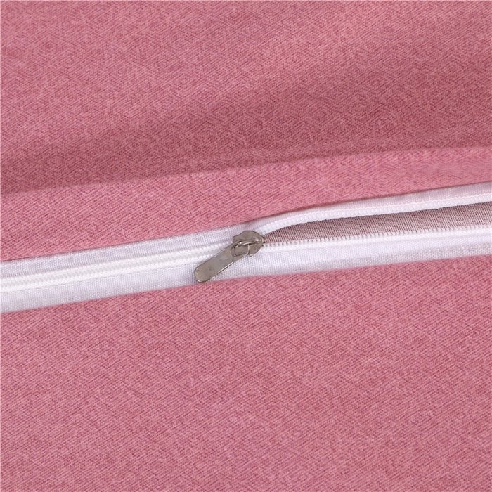 91家纺网 家纺一手货源 找家纺 浩情国际婚庆供货中心 2026新款秋冬60S高端全棉刺绣磨毛系列 花开满庭-粉豆沙