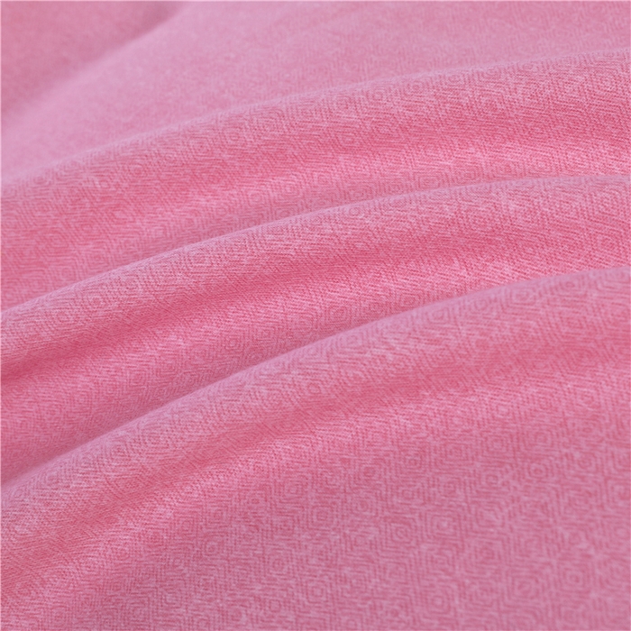 91家纺网 家纺一手货源 找家纺 浩情国际婚庆供货中心 2026新款秋冬60S高端全棉刺绣磨毛系列 ‌北欧风情-樱花粉