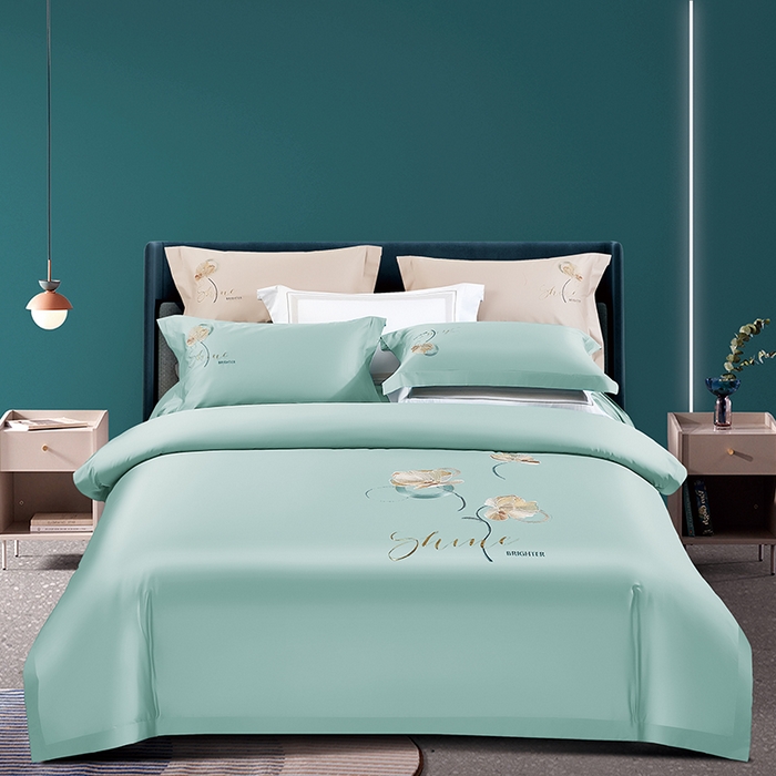 91家纺网 家纺一手货源 找家纺 （总）浩情国际婚庆供货中心 2026新品- 秋冬高支密全棉长绒棉磨毛高端刺绣系列四件套