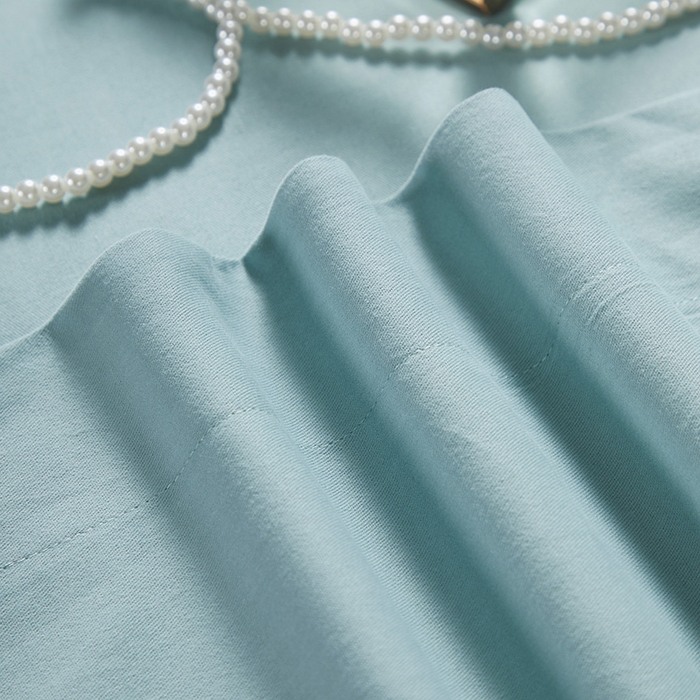 91家纺网 家纺一手货源 找家纺 浩情国际婚庆供货中心 2026新品- 秋冬高支密全棉长绒棉磨毛高端刺绣系列四件套 山水情-水兰