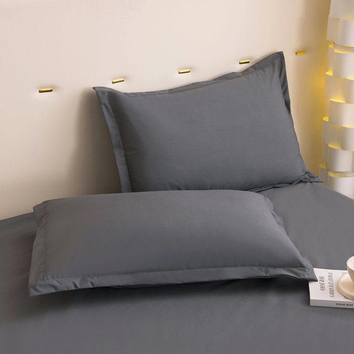 91家纺网 家纺一手货源 找家纺 茗婷家纺 2026新款供跨境外贸纯色印花防水床笠 深灰