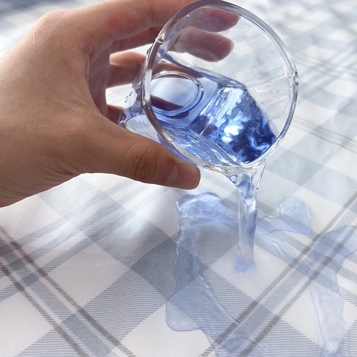 91家纺网 家纺一手货源 找家纺 茗婷家纺 2025新款供跨境外贸纯色印花防水床笠 经典蓝白格