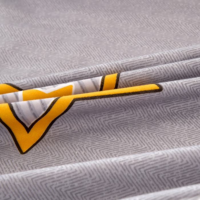 91家纺网 家纺一手货源 找家纺 茗婷家纺 2025新款供跨境外贸纯色印花防水床笠 闪亮星星