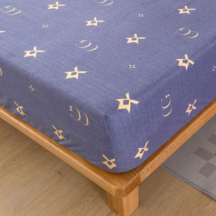 91家纺网 家纺一手货源 找家纺 茗婷家纺 2025新款供跨境外贸纯色印花防水床笠 时尚秀