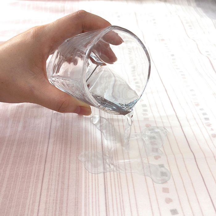 91家纺网 家纺一手货源 找家纺 茗婷家纺 2025新款供跨境外贸纯色印花防水床笠 条纹