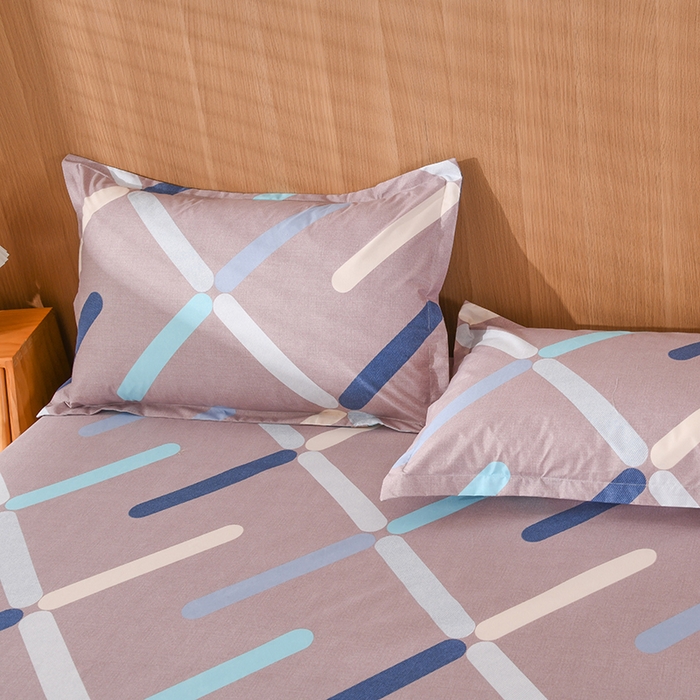 91家纺网 家纺一手货源 找家纺 茗婷家纺 2025新款供跨境外贸纯色印花防水床笠 唯一色彩-咖