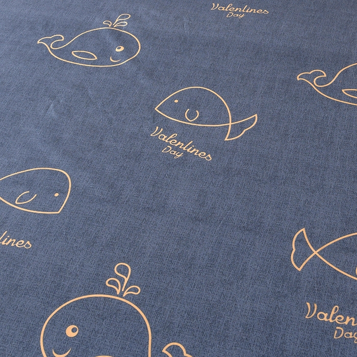 91家纺网 家纺一手货源 找家纺 茗婷家纺 2025新款供跨境外贸纯色印花防水床笠 小鲸鱼