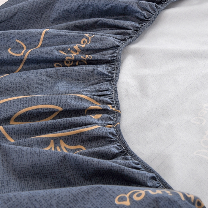 91家纺网 家纺一手货源 找家纺 茗婷家纺 2025新款供跨境外贸纯色印花防水床笠 小鲸鱼