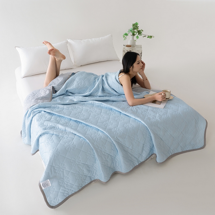 91家纺网 家纺一手货源 找家纺 （总）伊梵居 2026新款简约凉感丝夏被夏凉被空调被