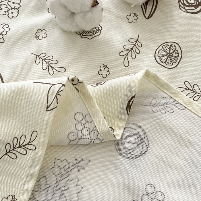 91家纺网 家纺一手货源 找家纺 咏绒家纺工厂店 2025新款100全棉纯棉老粗布花卉系列无印系列单品床单三件套【有版权】 花样爱情-咖