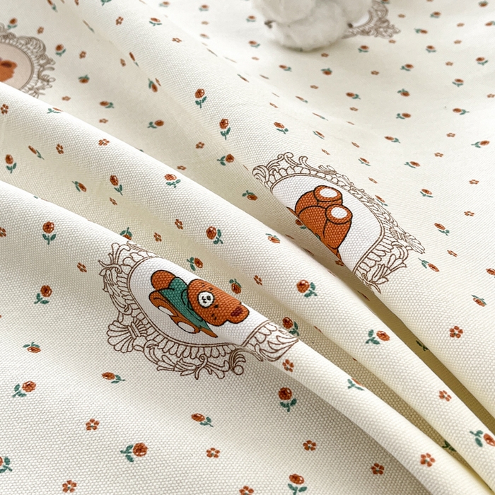 91家纺网 家纺一手货源 找家纺 咏绒家纺工厂店 2025新款100全棉纯棉老粗布花卉系列无印系列单品床单三件套【有版权】 时尚熊