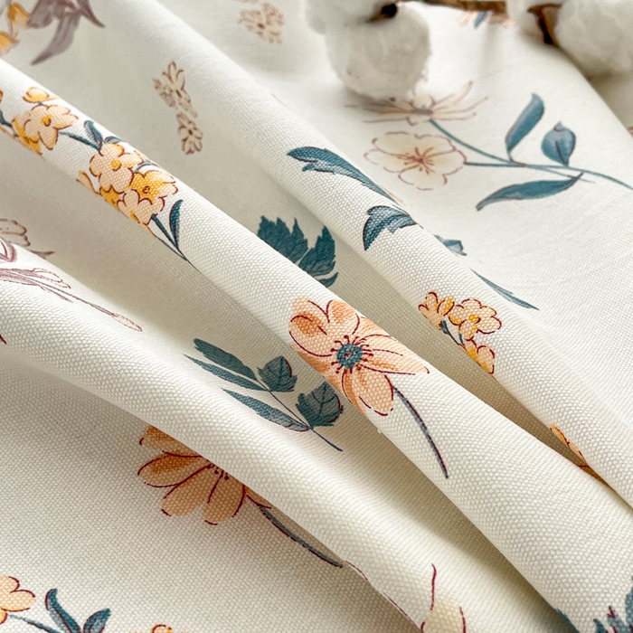 91家纺网 家纺一手货源 找家纺 咏绒家纺工厂店 2025新款100全棉纯棉老粗布花卉系列无印系列单品床单三件套【有版权】 雅梦