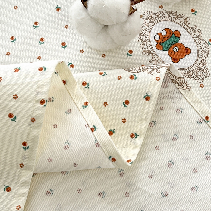 91家纺网 家纺一手货源 找家纺 咏绒家纺工厂店 2025新款100全棉纯棉老粗布花卉系列无印系列单品床单三件套【有版权】 时尚熊