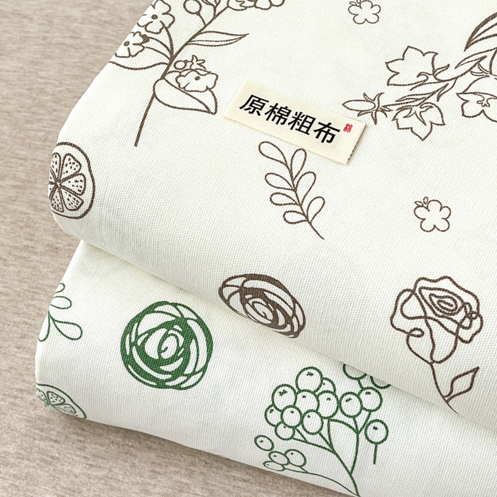 91家纺网 家纺一手货源 找家纺 咏绒家纺工厂店 2025新款100全棉纯棉老粗布花卉系列无印系列单品床单三件套【有版权】 叠拍图仅供参考不可下单