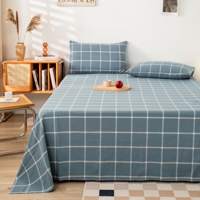 91家纺网 家纺一手货源 找家纺 （总）咏绒家纺工厂店 2025新款A类色织水洗棉四件套