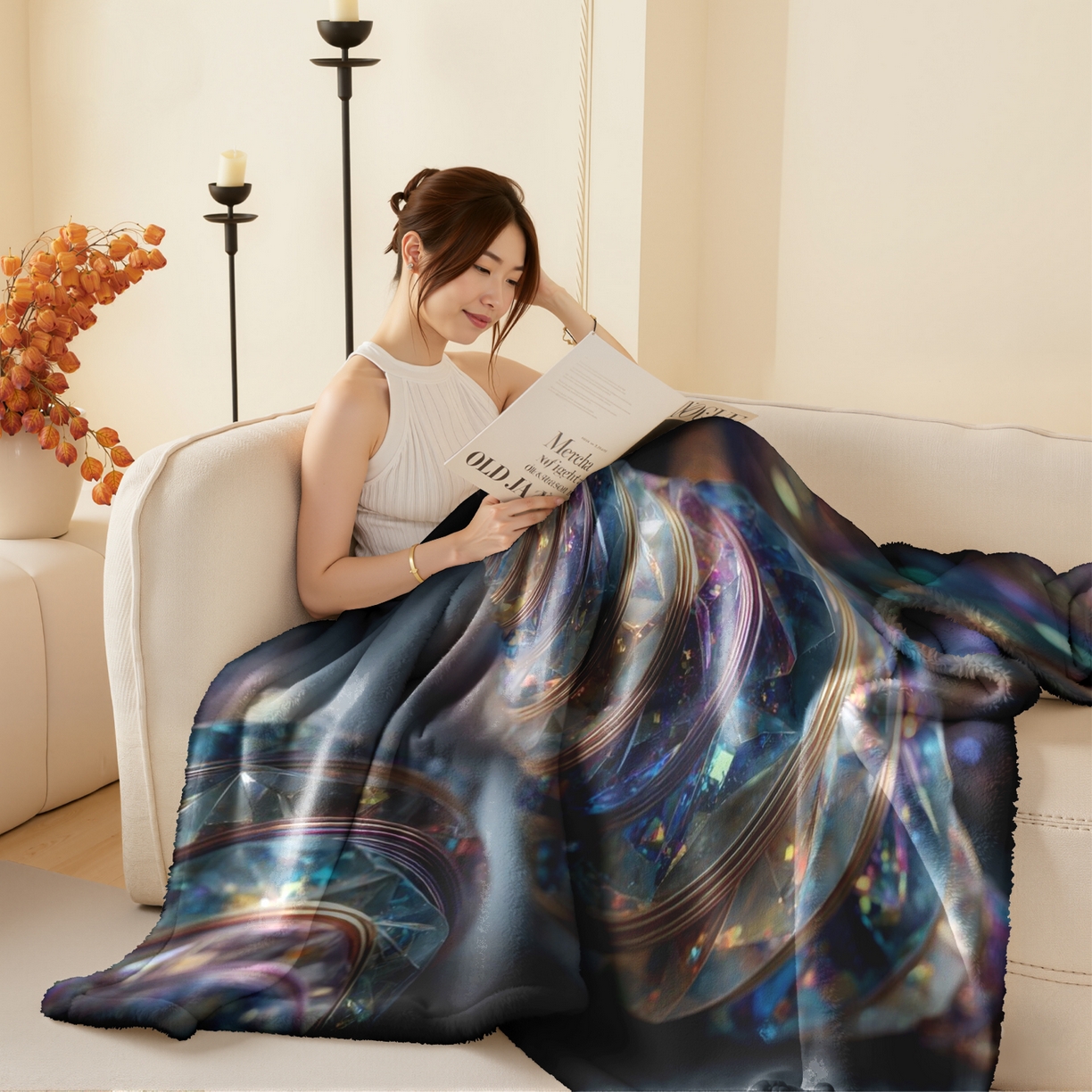 91家纺网 家纺一手货源 找家纺 （总）合纵跨境工厂 2025新款一件定制pod模式jit跨境200G牛奶绒毛毯一件代发temu希音集