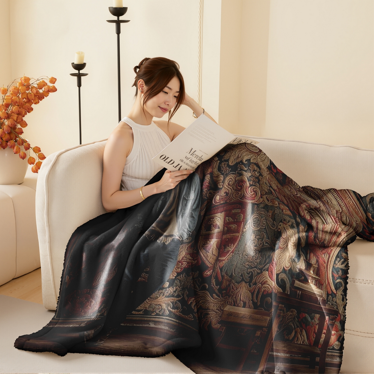 91家纺网 家纺一手货源 找家纺 （总）合纵跨境工厂 2025新款一件定制pod模式jit跨境200G牛奶绒毛毯一件代发temu希音集