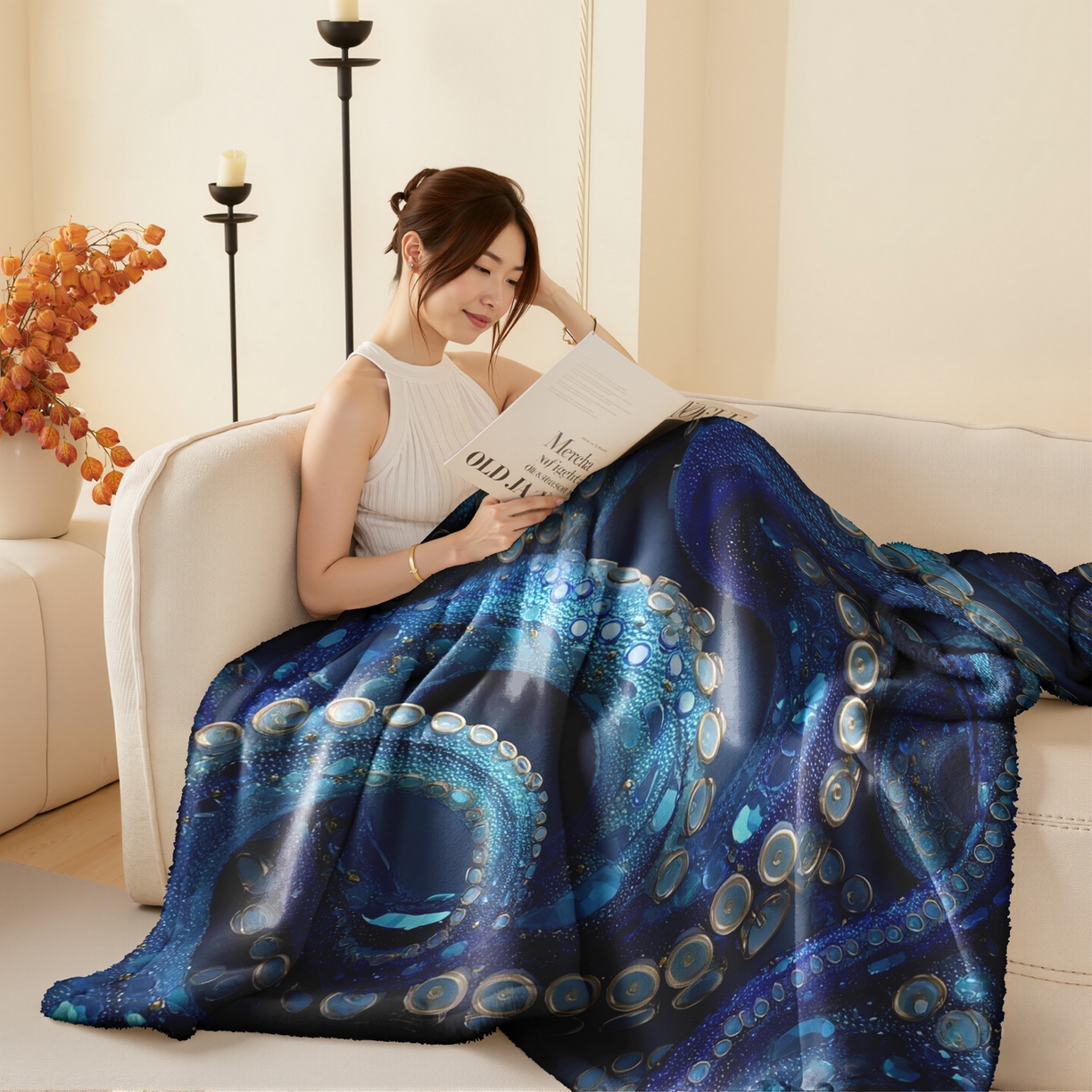 91家纺网 家纺一手货源 找家纺 （总）合纵跨境工厂 2025新款一件定制pod模式jit跨境200G牛奶绒毛毯一件代发temu希音集