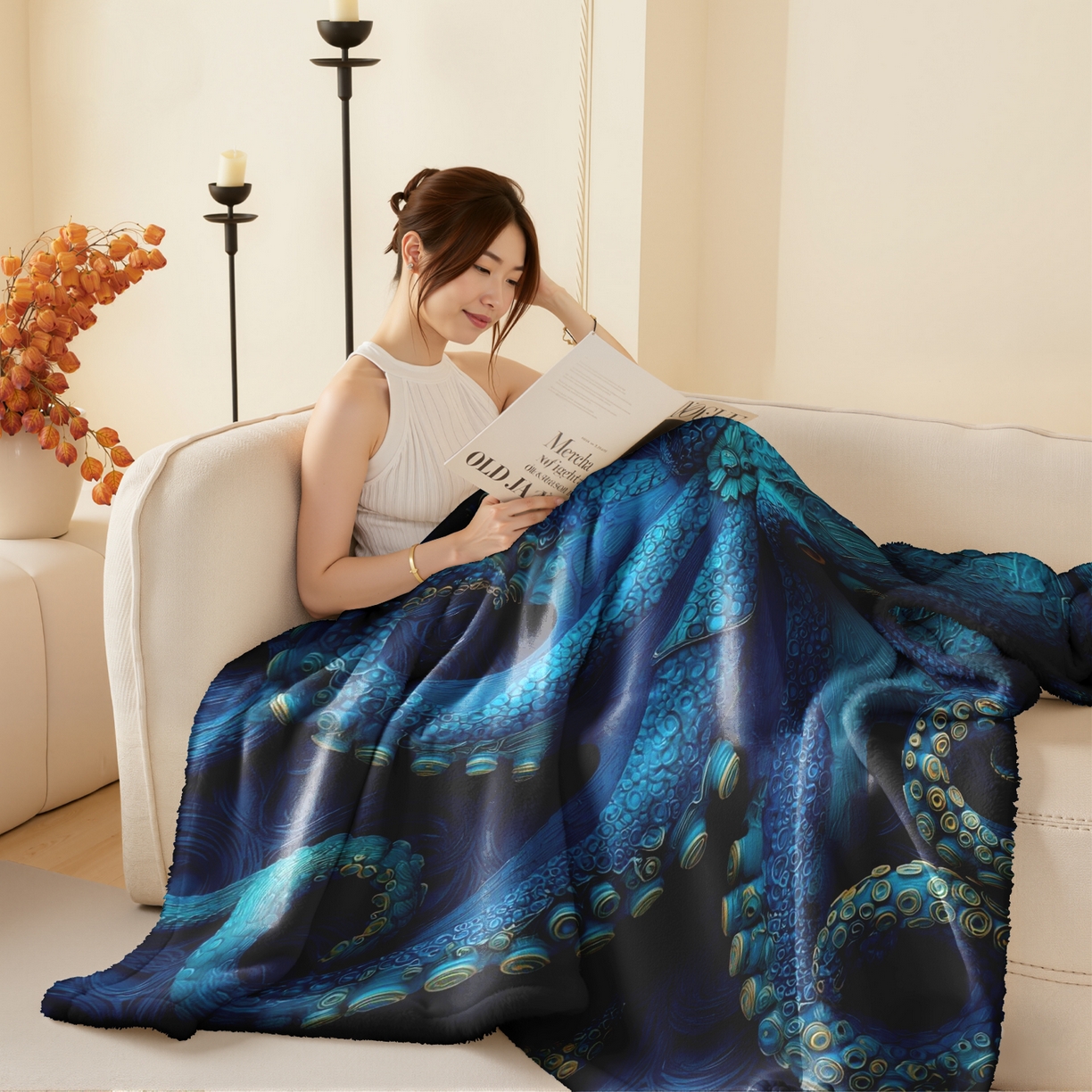 91家纺网 家纺一手货源 找家纺 （总）合纵跨境工厂 2025新款一件定制pod模式jit跨境200G牛奶绒毛毯一件代发temu希音集