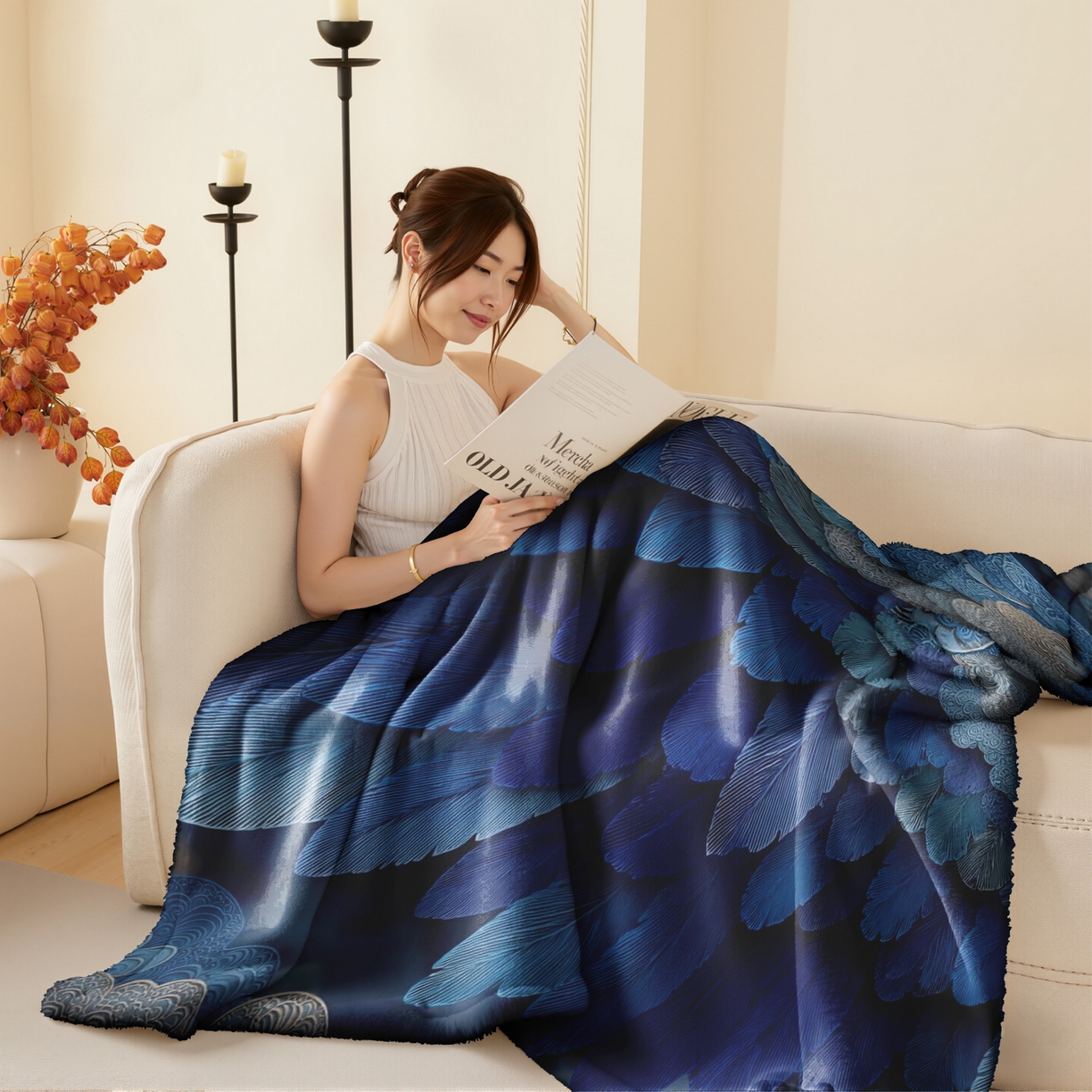 91家纺网 家纺一手货源 找家纺 （总）合纵跨境工厂 2025新款一件定制pod模式jit跨境200G牛奶绒毛毯一件代发temu希音集