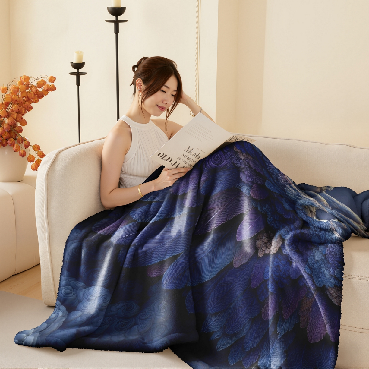 91家纺网 家纺一手货源 找家纺 （总）合纵跨境工厂 2025新款一件定制pod模式jit跨境200G牛奶绒毛毯一件代发temu希音集